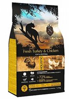 אמברוסיה קיטן הודו ועוף אוכל לגורי חתולים וחתולים בוגרים ללא דגנים 5 קילו