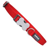 רד דינגו קולר לכלב XS אדום חלק