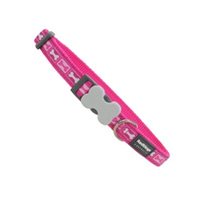 רד דינגו קולר לכלב S ורוד עצמות