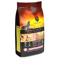 אמברוסיה מזון לגורי כלבים מגזע קטן עוף ודג 2 ק"ג