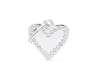 סברובסקי לב כסף MFC05