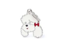 תג POODLE WHITE-MF20