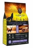אמברוסיה צבי וכבש לכלבים מזון ללא דגנים 12 ק"ג