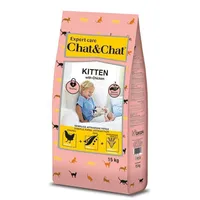 גאדה קאט&קאט חתול דגנים מלאים קיטן 2 ק"ג