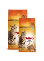 מבצע זוגות 2 יח' מיטו חתולים 15 ק"ג