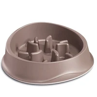 קערה להאכלה איטית בז' קטנה