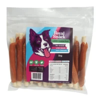 מקלות לעיסה בציפוי כבש 7 אינץ 1 ק"ג