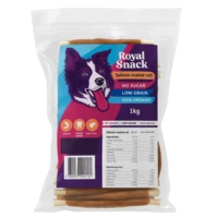 מקלות לעיסה בציפוי סלמון 5 אינץ 1 ק"ג