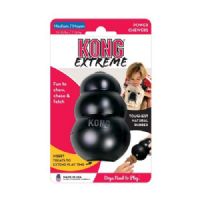 קונג לכלבים אקסטרים M שחור צעצוע גומי