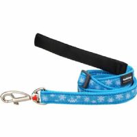 רצועה לכלב M פתיתי שלג תכלת